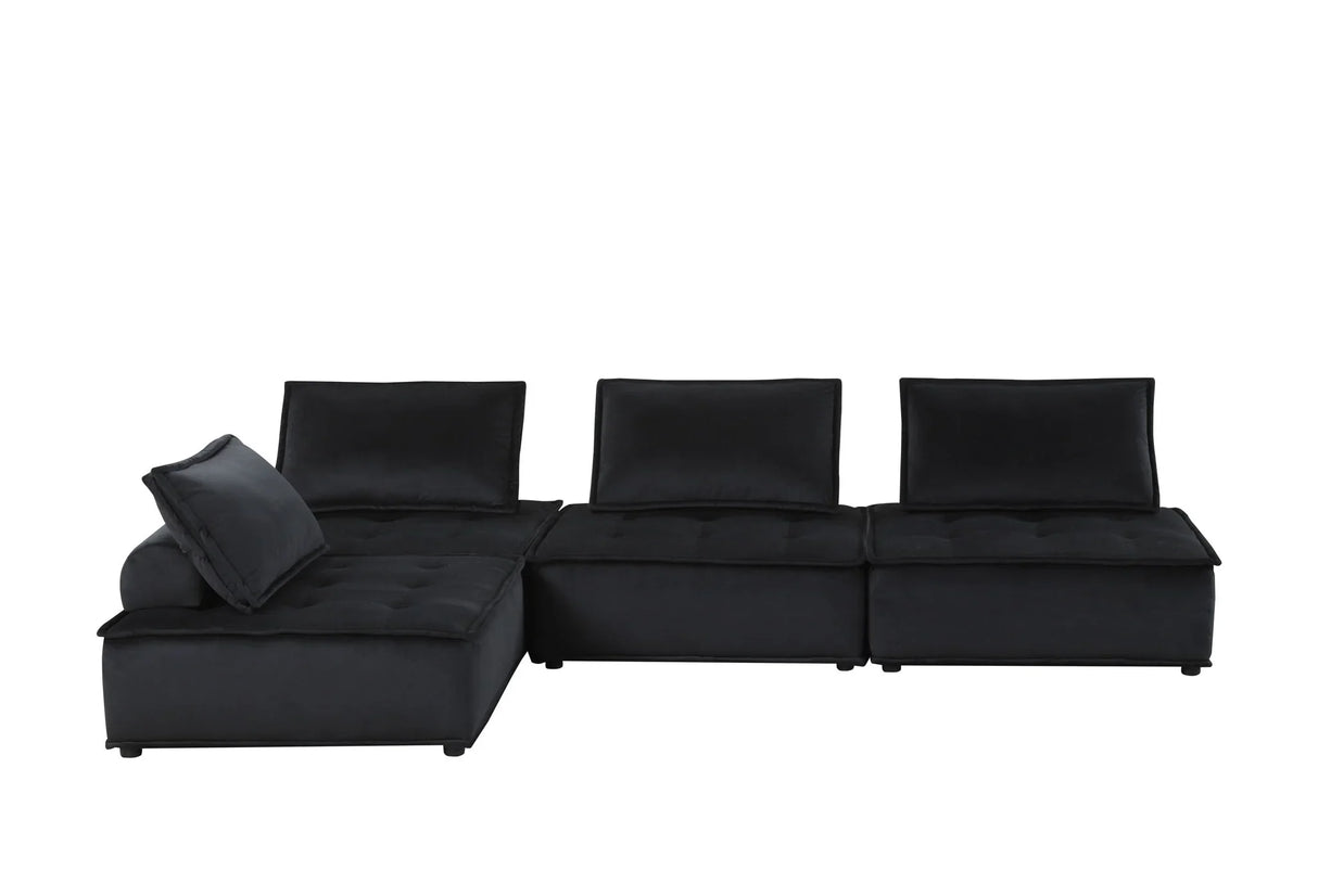 Anna - Stylish Sectional Sofa Ottoman - Furniture Home Direct