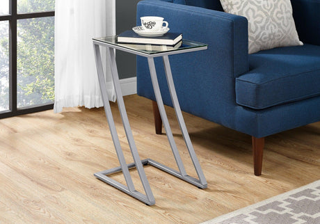 Accent Table, C - Shaped, Sturdy Construction, Contemporary & Modern - Furniture Home Direct