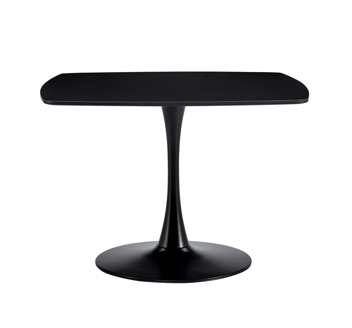 Table Mid-Century Dining Table For 4-6 People With Round MDF Table Top, Pedestal Dining Table, End Table Leisure Coffee Table - Furniture Home Direct