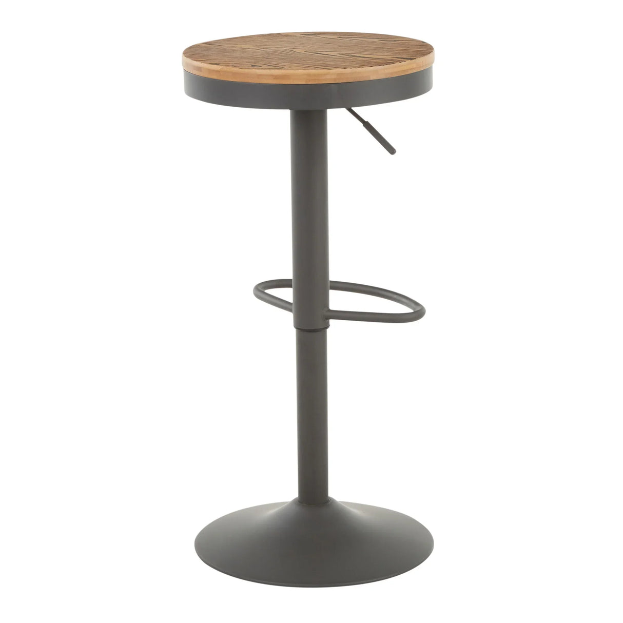 Dakota - Industrial Adjustable Barstool (Set of 2) - Furniture Home Direct