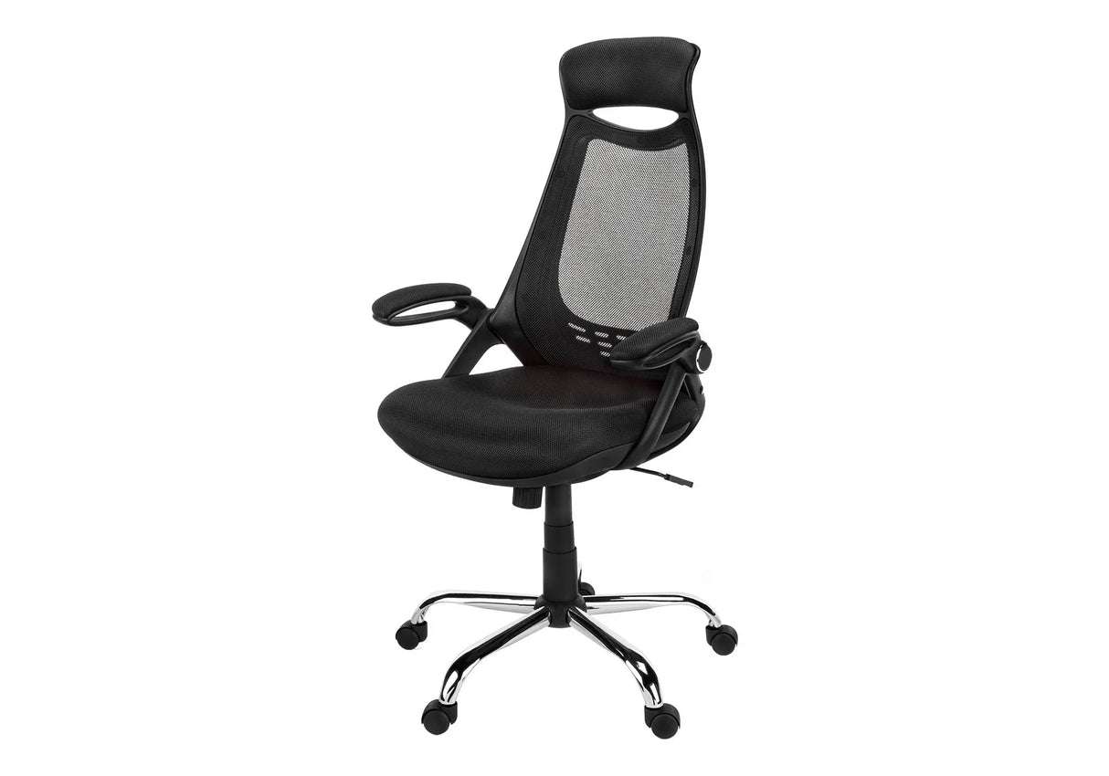 Office Chair, Adjustable Height, Swivel, Ergonomic, Armrests, Contemporary & Modern - Furniture Home Direct