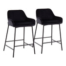 Daniella - Industrial Fixed Height Counter Stool (Set of 2) - Furniture Home Direct