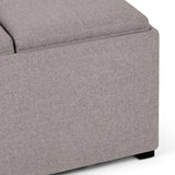 Avalon - Square Coffee Table, Storage Ottoman - Furniture Home Direct