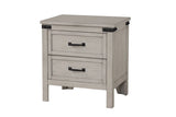 Alexandria - Nightstand, Mountain Mist Finish - Gray - Furniture Home Direct