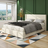 Anna - Upholstered Wingback Platform Bed With 4 Drawers Storage - Furniture Home Direct