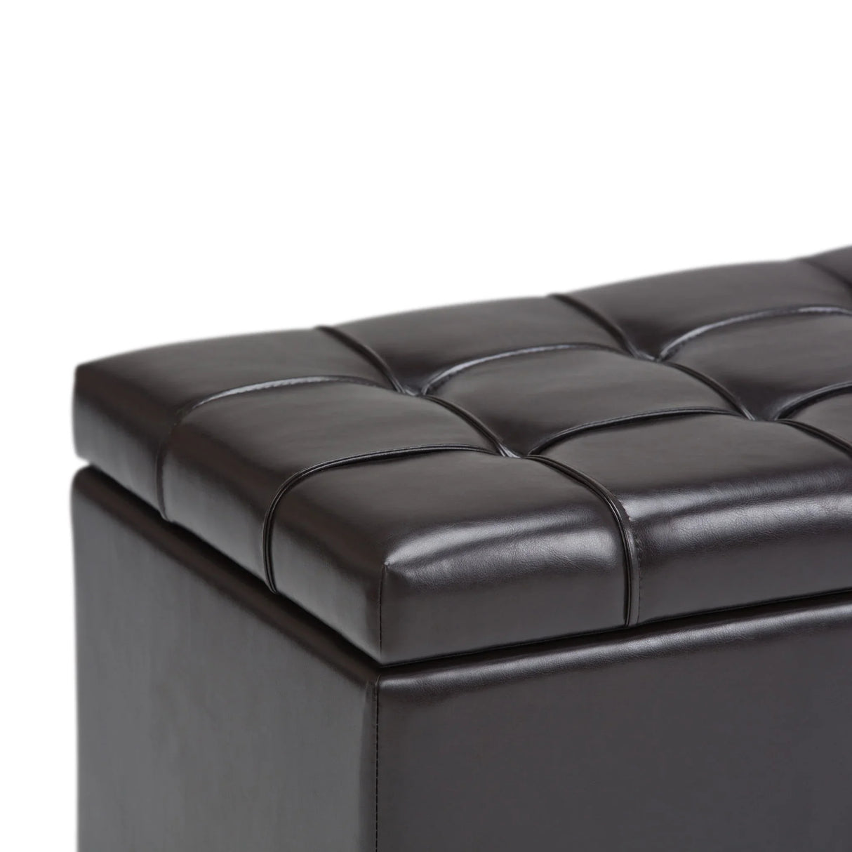 Sienna - Upholstered Storage Ottoman Bench - Furniture Home Direct
