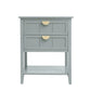 2 Drawer Side Table, American Style, End Table, Suitable For Bedroom, Living Room, Study - Furniture Home Direct