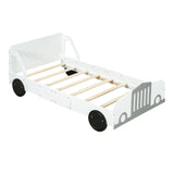 Car Shaped Platform Bed With Wheels - Furniture Home Direct