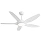 Indoor Ceiling Fan With 5 ABS Blades Remote Control Reversible Dc Motor For Living Room - Furniture Home Direct