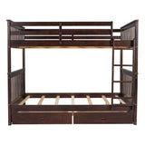 Bunk Bed With Ladders And 2 Storage Drawers - Furniture Home Direct