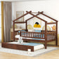 Creativity House Bed With Twin Size Trundle - Furniture Home Direct