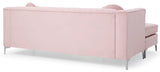 Delray - Micro Suede Sofa Chaise - Furniture Home Direct