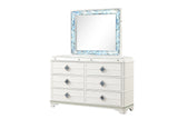 Queen Bedroom Set Modern LED Bed Dresser Nightstand White - Furniture Home Direct