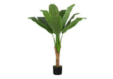 43" Tall, Artificial Plant, Banana Tree, Indoor, Faux, Fake, Floor, Greenery, Potted, Real Touch, Decorative - Green / Black - Furniture Home Direct