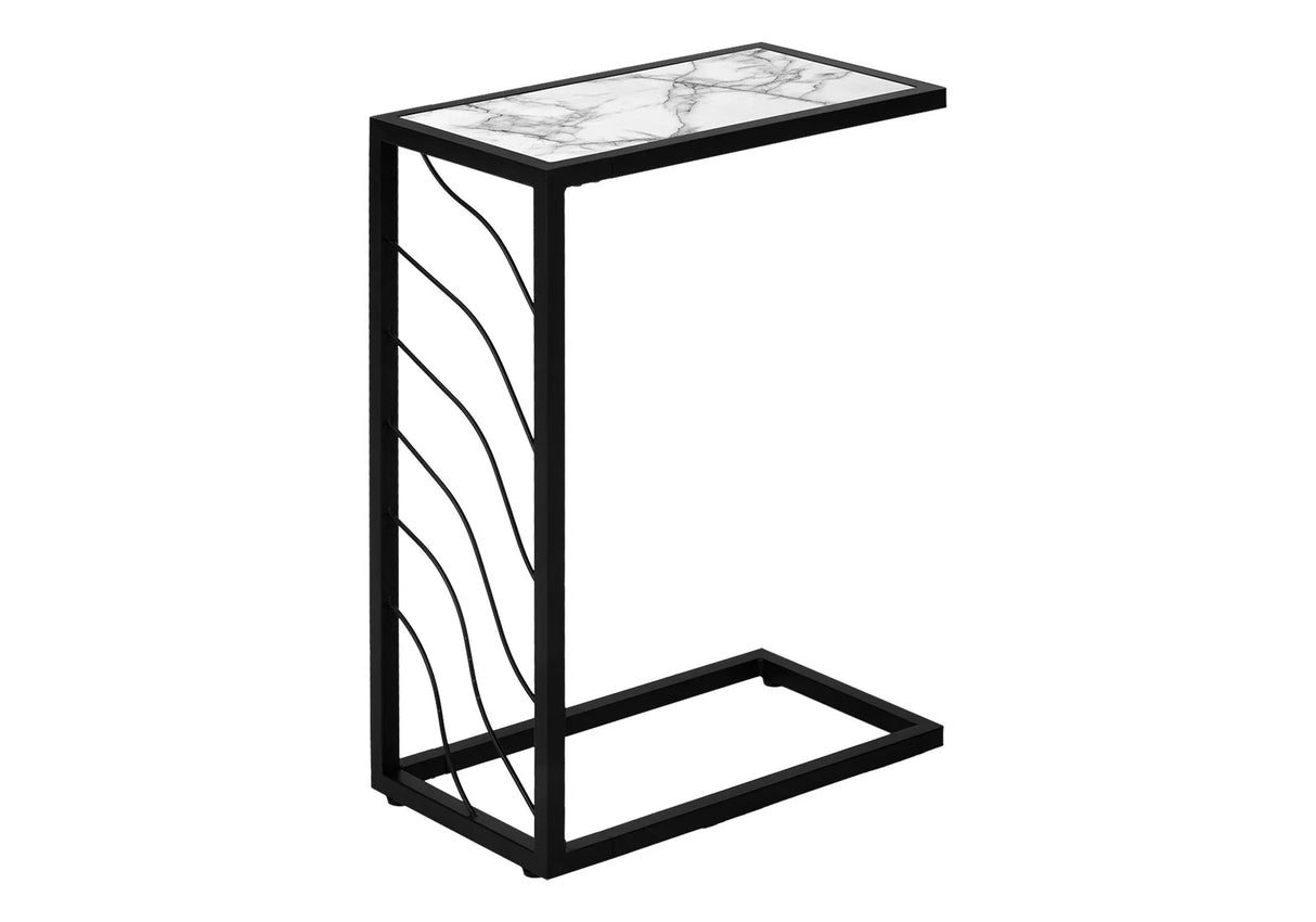 Accent Table, C - Shaped, Contemporary & Modern Convenient Design - Furniture Home Direct