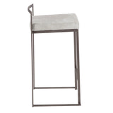 Fuji - Industrial Stackable Counter Stool Elegant Design - Furniture Home Direct