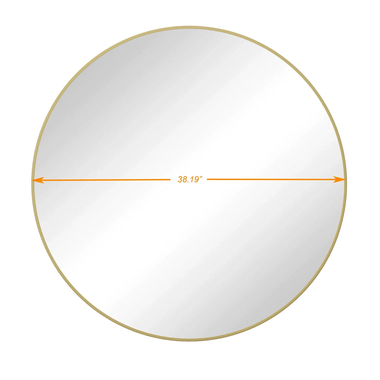 Wall Circular Mirror Metal Framed Mirror Round Vanity Mirror Dressing Mirror, For Bathroom, Living Room, Bedroom Wall Decor - Furniture Home Direct