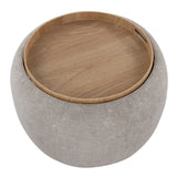 Tray - Pouf Contemporary Ottoman - Furniture Home Direct