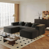 Compression Sofa With 2 Ottomans - Furniture Home Direct