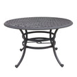 Round Dining Table - Espresso Brown - Furniture Home Direct