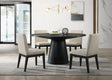 Jasper - Wide Contemporary Round Dining Table Set - Furniture Home Direct