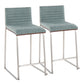 Mason Mara - Contemporary Fixed Height Counter Stool (Set of 2) - Furniture Home Direct