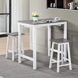 3 Pieces Counter Height Set - Furniture Home Direct