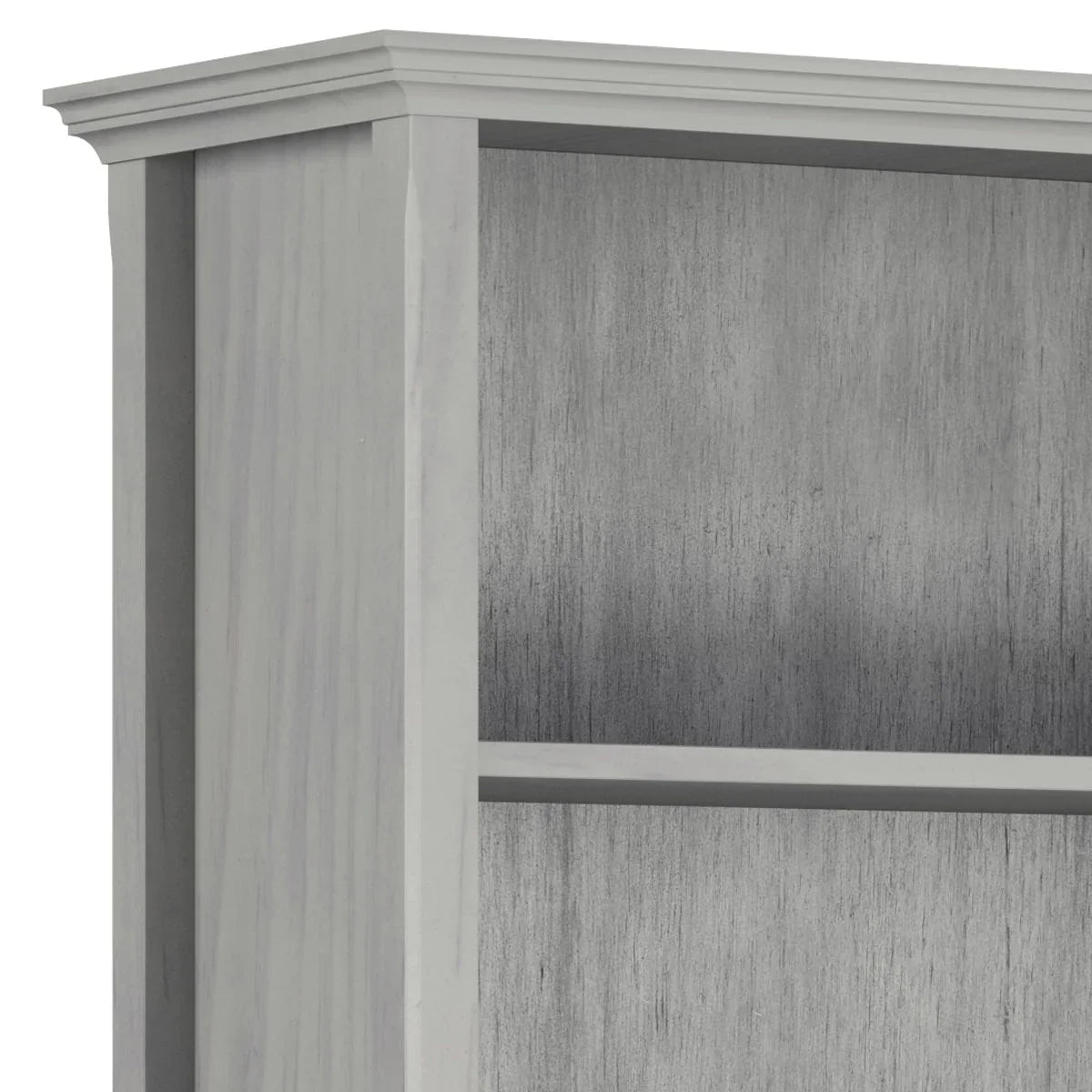 Amherst - 5 Shelf Bookcase - Fog Gray - Furniture Home Direct