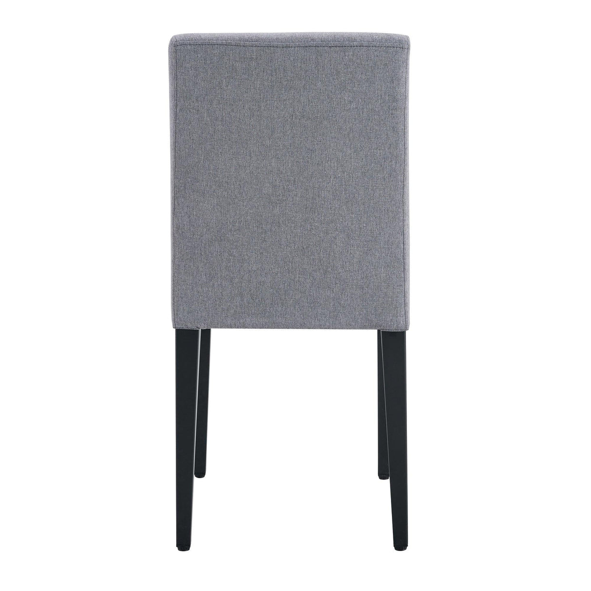 Dining Chairs Set Four Light Linen Upholstered Gray - Furniture Home Direct