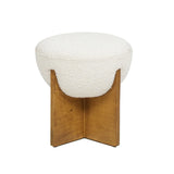 Bali - Round Upholstered Ottoman - Furniture Home Direct