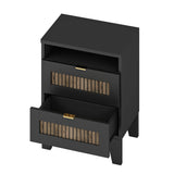 Queen Bed Set With Dresser And Two Nightstands Black - Furniture Home Direct