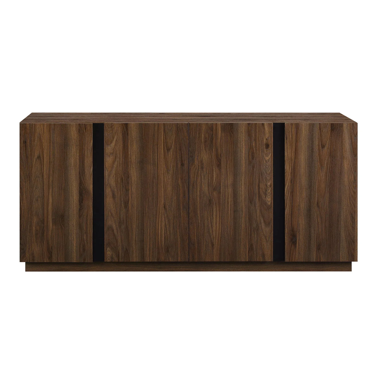 Mid-Century Modern 3 Drawer Low TV Stand For TVs Up To 80" - Furniture Home Direct