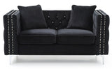 Elegant Track Arm Loveseat - Furniture Home Direct