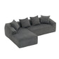 Combined 3 Seater Sofa With 4 Pillows - Furniture Home Direct