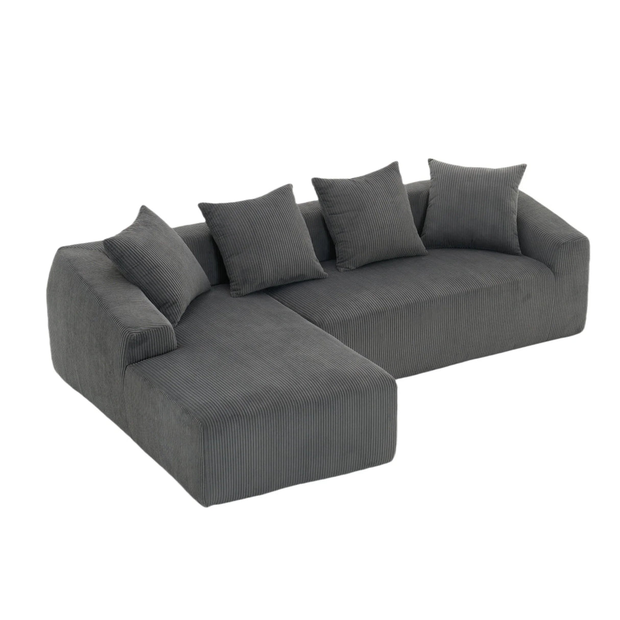 Combined 3 Seater Sofa With 4 Pillows - Furniture Home Direct