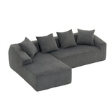 Combined 3 Seater Sofa With 4 Pillows - Furniture Home Direct