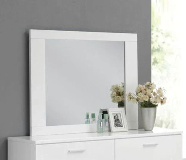 Lorimar - Mirror - White - Furniture Home Direct