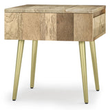 Jager - Side Table - Natural - Furniture Home Direct