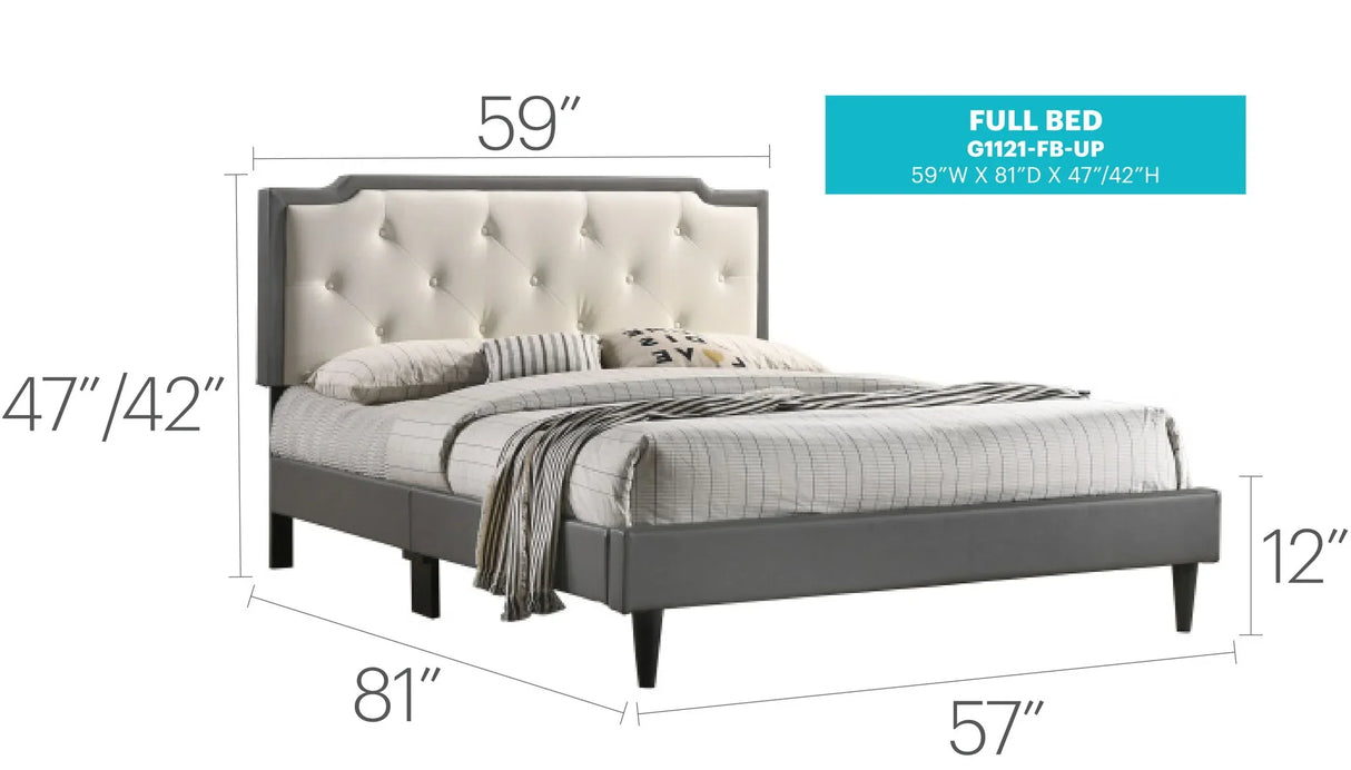Deb - Bed (All in One Box) - Two Tone - Furniture Home Direct