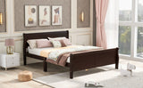 Platform Bed Frame Mattress Foundation Sleigh Bed With Headboard / Footboard / Wood Slat Suppor - Furniture Home Direct