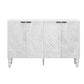 Modern TV Stand With 2 Spacious Storage Space And Anti-Tip Device - Furniture Home Direct
