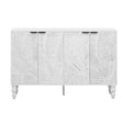 Modern TV Stand With 2 Spacious Storage Space And Anti-Tip Device - Furniture Home Direct