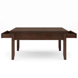 Artisan - Square Coffee Table - Russet Brown - Furniture Home Direct