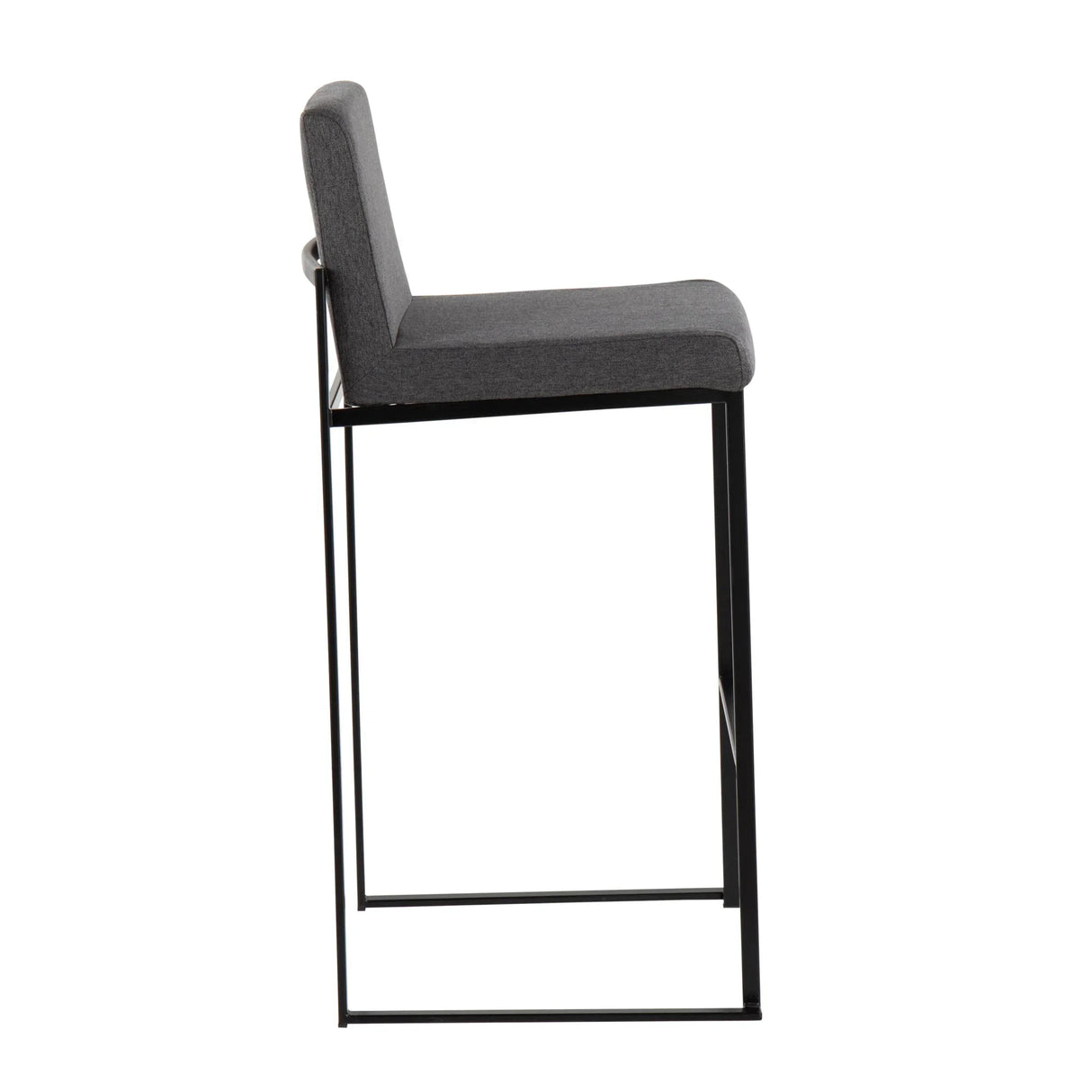 Fuji - Contemporary High Back Barstool Elegant Design - Furniture Home Direct
