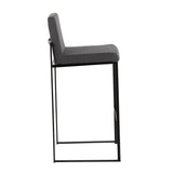 Fuji - Contemporary High Back Barstool Elegant Design - Furniture Home Direct