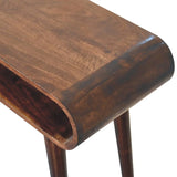 Solid Scandinavian Style Console Table - Brown - Furniture Home Direct