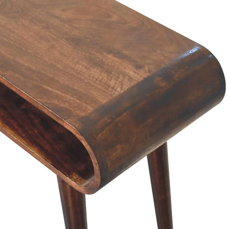 Solid Scandinavian Style Console Table - Brown - Furniture Home Direct