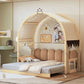 Extended Bed With Arched Roof And Trundle - Furniture Home Direct