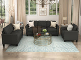 3 PC Living Room Set With Sofa, Love Seat and Chair - Furniture Home Direct