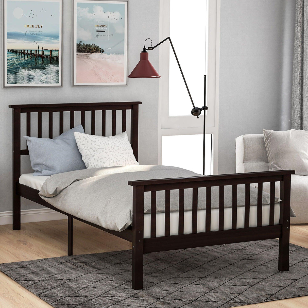 Platform Bed With Headboard And Footboard - Furniture Home Direct
